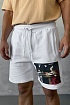 Мужские белые шорты Off-White Caravaggio Print