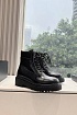 Женские чёрные ботинки Prada Premium