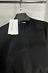 Чёрная футболка Calvin Klein embossed logo