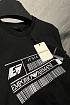 Чёрная футболка Emporio Armani logo-print