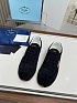 Женские замшевые кроссовки Prada Premium - Black