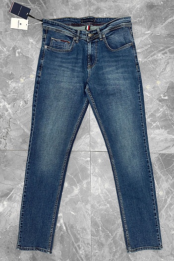 Мужские синие джинсы Tommy Hilfiger low-rise   