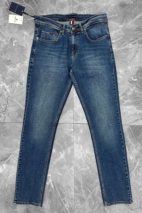 Мужские синие джинсы Tommy Hilfiger low-rise