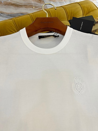 Мужская футболка Dolce & Gabbana Premium - White   