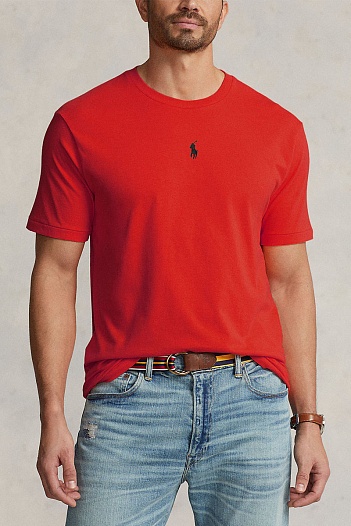 Футболка Polo Ralph Lauren красного цвета   