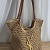 Плетёная сумка шоппер Yves Saint Laurent 33x38 см
