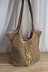 Плетёная сумка шоппер Yves Saint Laurent 33x38 см