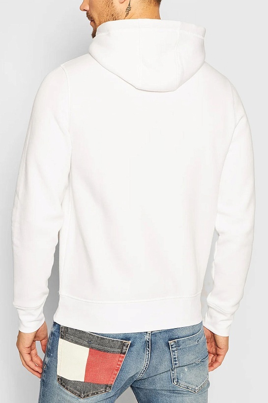 Мужское белое худи Tommy Hilfiger