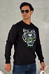 Свитшот чёрного цвета Kenzo Gradient Tiger