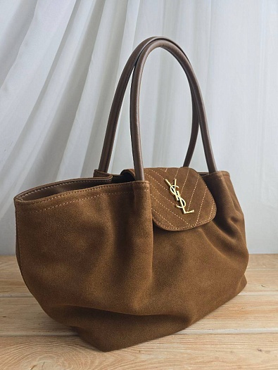 Замшевая сумка Yves Saint Laurent Le 5 a 7 40x22   