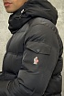 Мужской чёрный пуховик Moncler Grenoble Montgetech