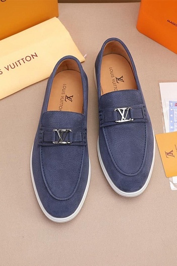 Мужские кожаные лоферы Louis Vuitton Estate   