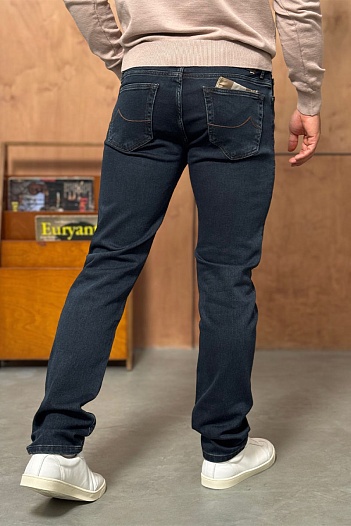 Мужские тёмно-синие джинсы Jacob Cohen regular fit   