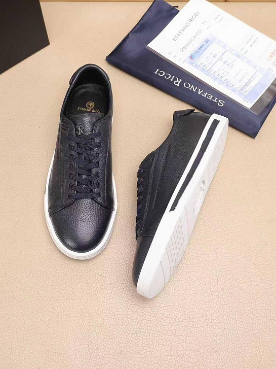 Мужские кожаные кроссовки Stefano Ricci