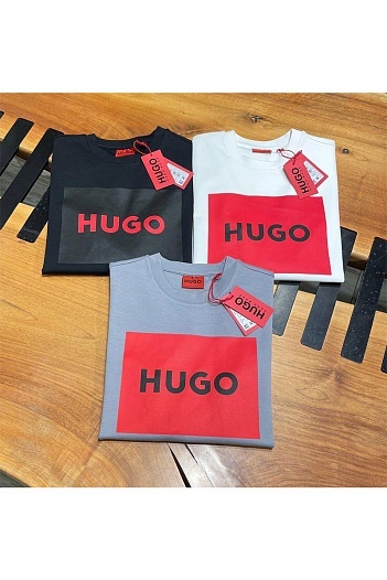 Белый свитшот Hugo Boss Duragol logo-print   