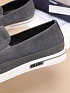 Мужские замшевые слипоны Prada Saint Tropez - Grey