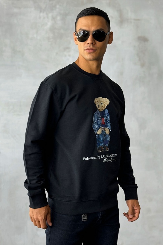 Чёрный свитшот Роlо Ralрh Lаurеn "Bear"