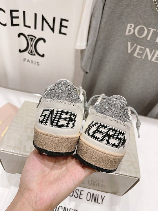 Женские кожаные кроссовки Golden Goose Super Star premium