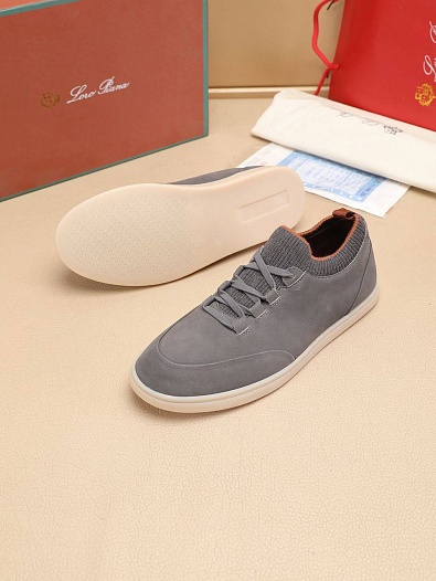 Мужские кроссовки Loro Piana Soho Walk - Grey   