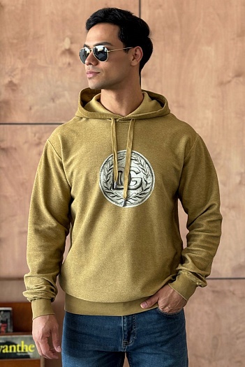 Мужское худи Dolce & Gabbana logo-print - Brown   