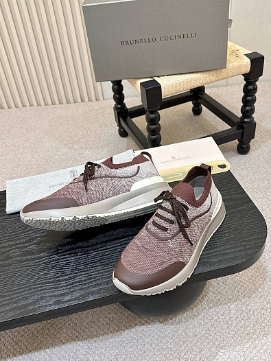 Мужские кроссовки Brunello Cucinelli knitted   