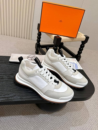 Мужские кроссовки Hermes Leader - White   