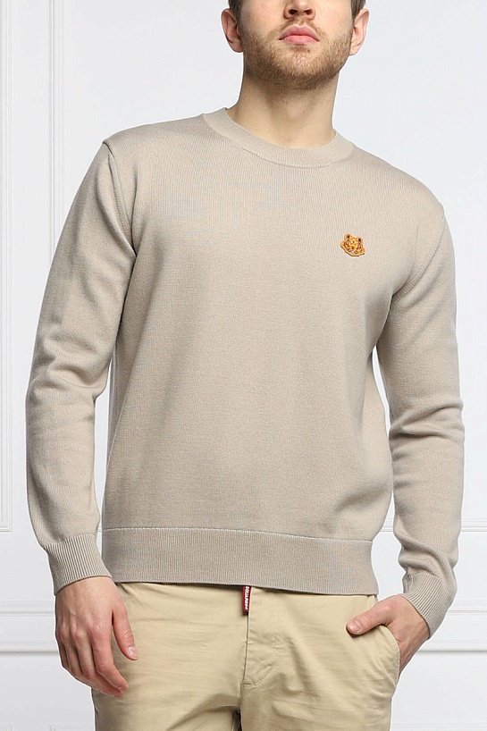 Джемпер Kenzo Tiger logo-patch - Beige