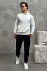 Чёрные спортивные штаны Armani Exchange black embroidery