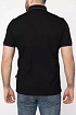 Чёрное поло Armani Exchange embroidered-logo