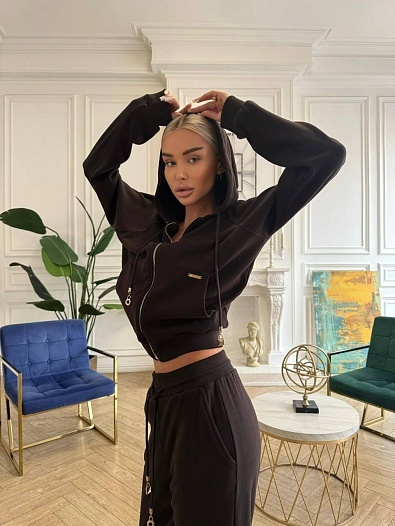 Женский вельветовый костюм Loro Piana Premium   