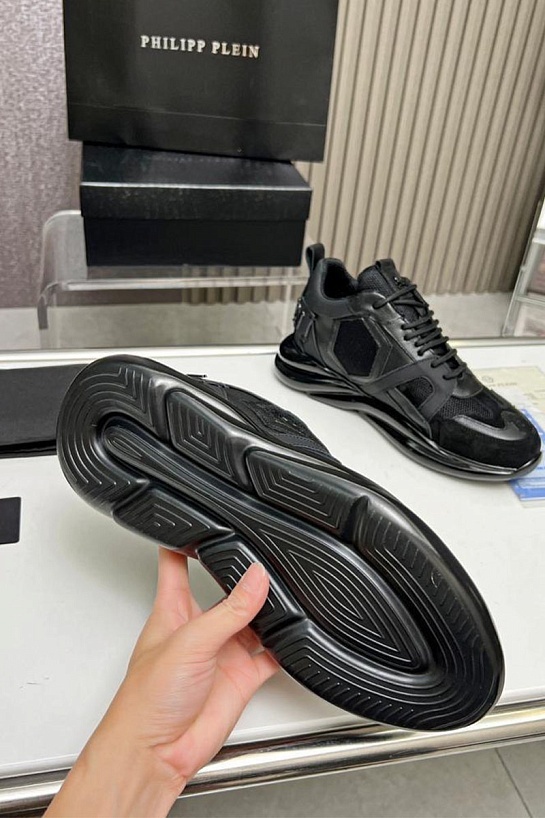 Мужские кроссовки Philipp Plein Hurricane - Black