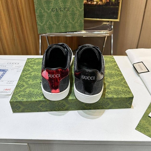 Мужские кроссовки Gucci Ace - Grey   