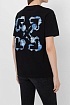 Мужская чёрная футболка Off-White "Arrows"
