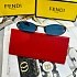 Синие солнцезащитные очки Fendi