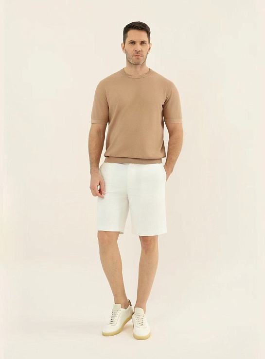 Мужская бежевая футболка Loro Piana premium