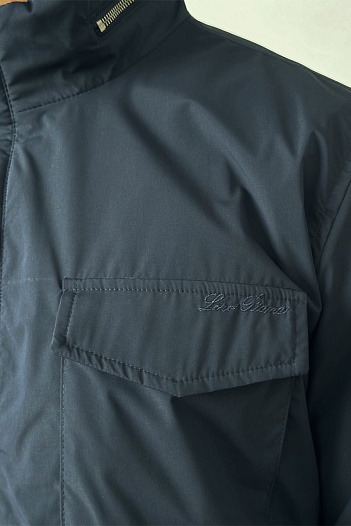 Мужская тёмно-синяя куртка Loro Piana Traveler   