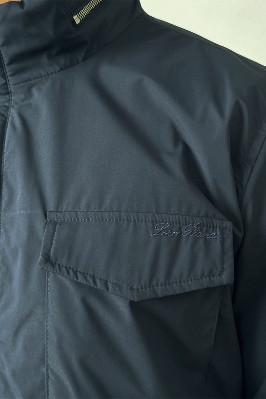 Мужская тёмно-синяя куртка Loro Piana Traveler