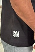 Футболка чёрного цвета Amiri staggered logo