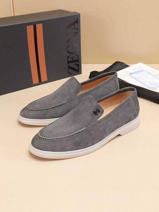 Мужские замшевые лоферы Ermenegildo Zegna