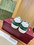 Женские замшевые кеды Gucci Premium - Green