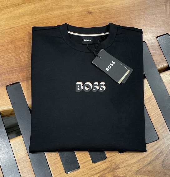 Мужской чёрный свитшот Hugo Boss Iconic