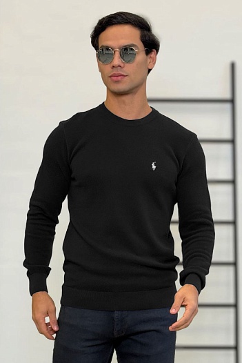 Мужской джемпер Роlо Ralрh Lаurеn pony-embroidered - Black   