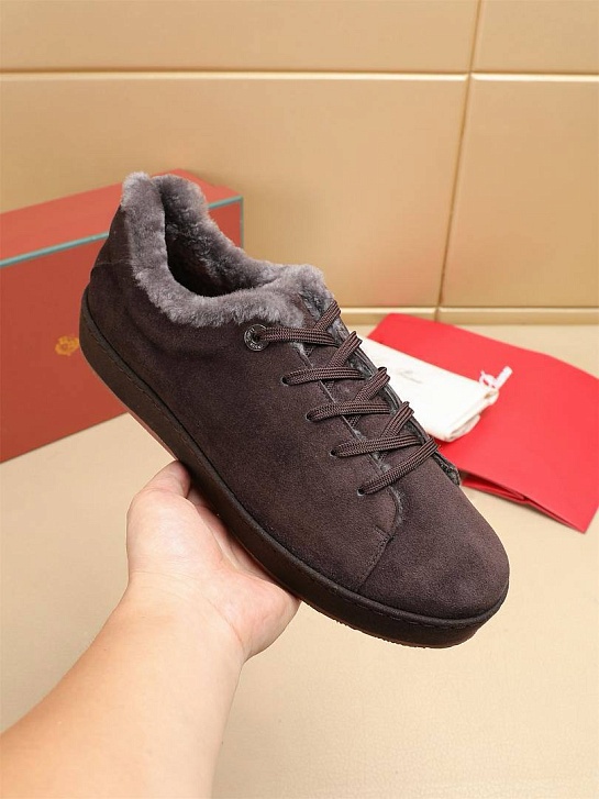 Зимние кроссовки с мехом Loro Piana