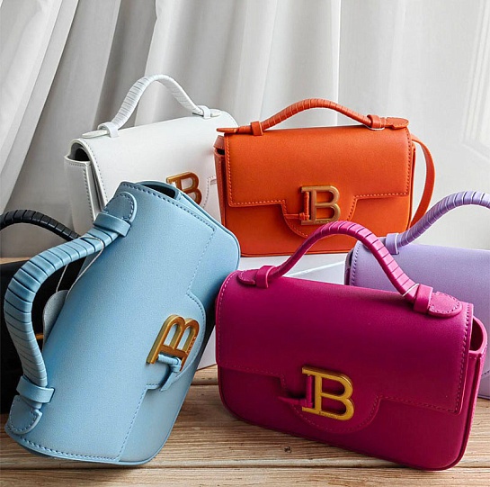 Кожаная сумка Balmaim B-Buzz Mini 20x14 см (3 расцветки)