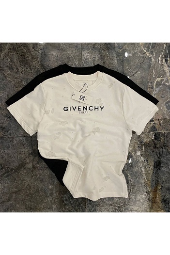 Оверсайз футболка Givenchy ripped - White   