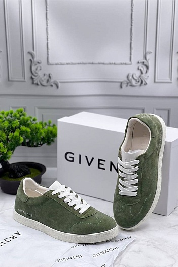 Мужские замшевые кроссовки Givenchy Town - Green   