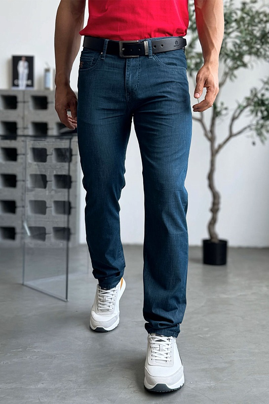 Мужские джинсы Canali regular fit - Navy