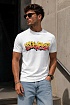 Мужская белая футболка Dsquared2 logo-print