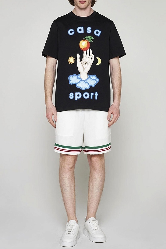 Чёрная футболка Casablanca Casa Talisman