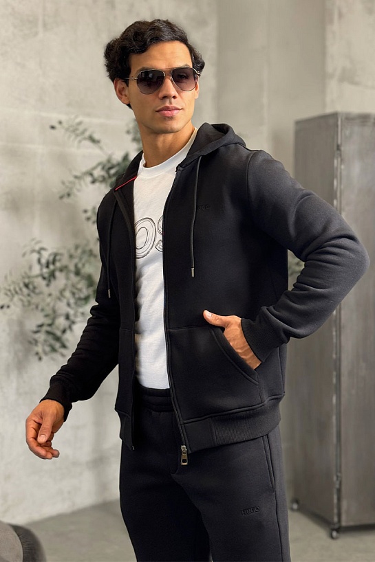Утеплённая кофта на флисе Hugo Boss